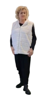 Leuke bodywarmer wit