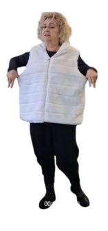 Leuke bodywarmer wit