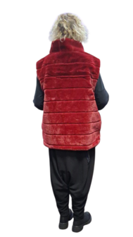 Leuke bodywarmer bordeaux