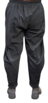 Broek rekbare taille grijs corduroy