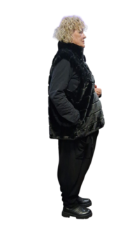 Leuke bodywarmer zwart