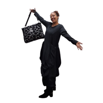 H4  luxe bag black-imitatiebont