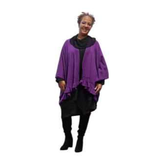 Cape purple met ruches rand