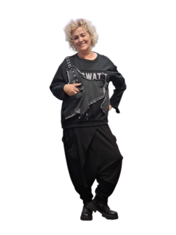 Sweater-met-jeans verwerkt