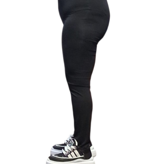 Legging zwart in Viscose-Stretch