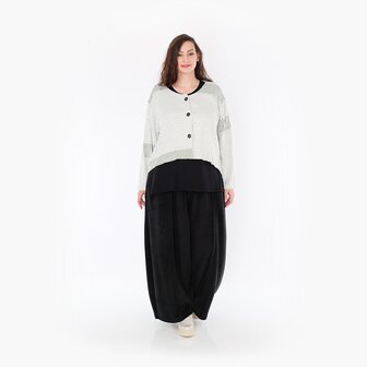 Jas -vest Frilla Geribbeld-olijfgroen