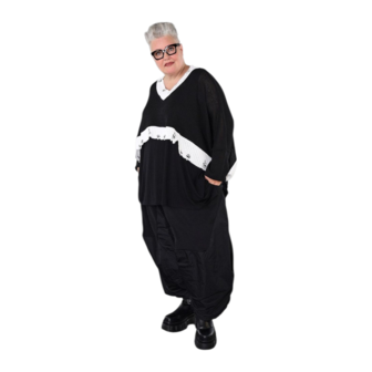 Gooi Nuvella Plain zwart /wit