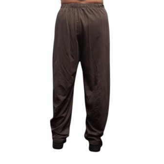 Wijde broek bruin 100% cotton