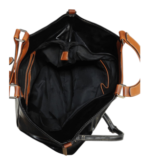 luxe bag zwart imitatieleder