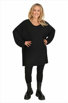 Tuniek zwart jersey zwart
