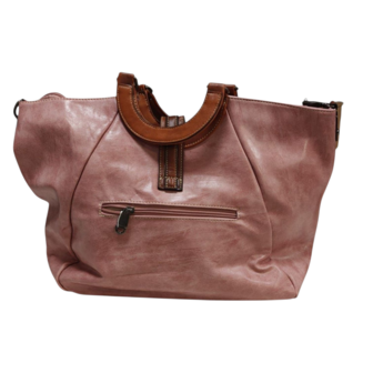 luxe bag roze imitatieleder