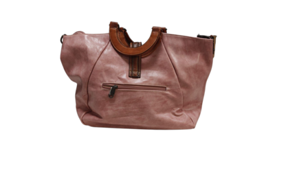 luxe bag roze imitatieleder