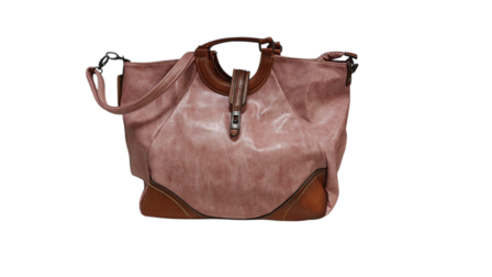 luxe bag roze imitatieleder