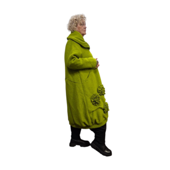 Winterjas -mantel groen 