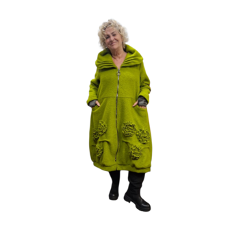 Winterjas -mantel groen 