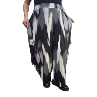 Winterbroek Hera zwart grijs wit