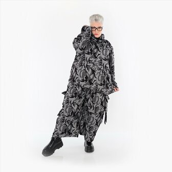 Broek Ravena grijs print