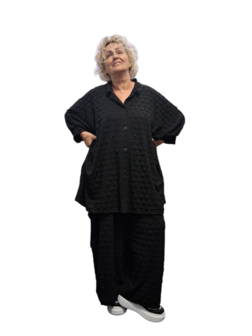 Big blouse Annabella zwart