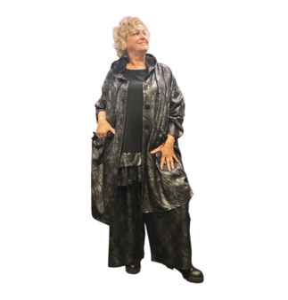 Vest/jas Wild Soul zwart/zilvergrijs