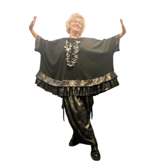 Tuniek Wild Soul zwart/zilvergrijs