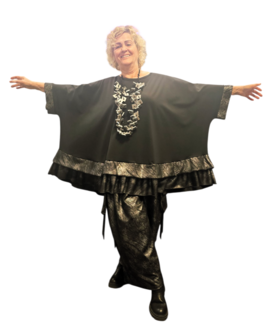 Tuniek Wild Soul zwart/zilvergrijs