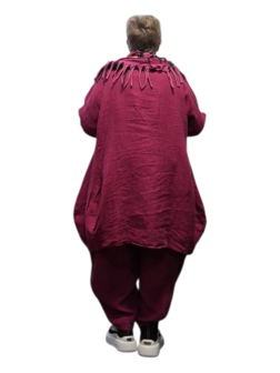 Ballon-tuniek-A-lijn-paars100-linnen