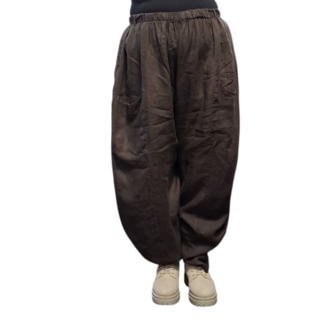 Ballonbroek bruin100% linnen