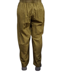 Wijde broek oker stonewashed