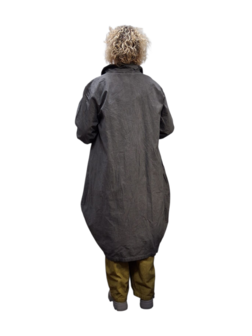 Ballonjas/vest  grijs stonewashed