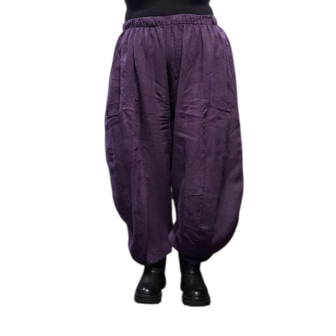 Ballonbroek purple 100% linnen