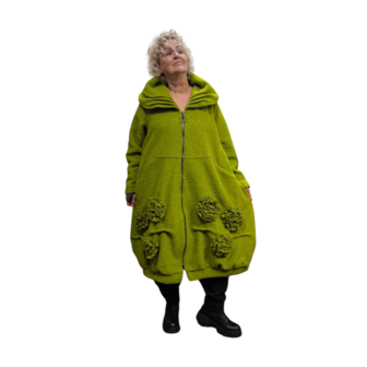 Winterjas -mantel groen 