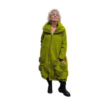 Winterjas -mantel groen 