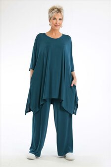 A-lijn tuniek Nico in soepele, soepele stof-patrol