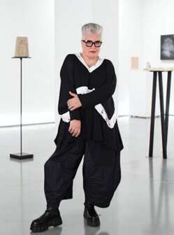 Gooi Nuvella Plain zwart /wit