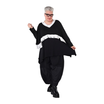 Gooi Nuvella Plain zwart /wit