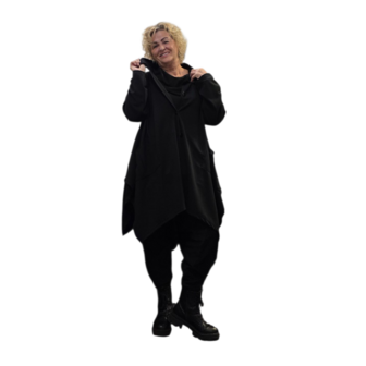 Glamour jasje/blouse zwart