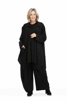 Glamour jasje/blouse zwart