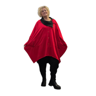 Glamour jasje/blouse rood