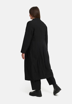 Kekoo &#039;Calina&#039; Mantel van parachute, met voering, A-lijn zwart