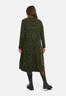 Seriva jurk groen/zwart
