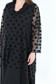 Ruim vallend Shirt Sophia Punten