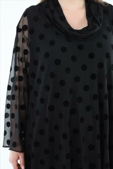 Ruim vallend Shirt Sophia Punten