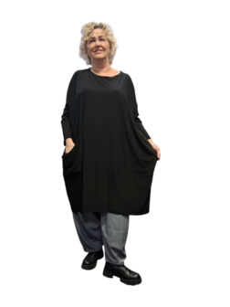 Luuka ruime tuniek zwart