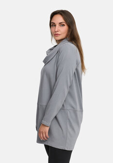 Tuniek Juline grijs denim stretch