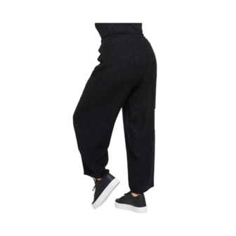 Wijde broek met structuurpatroon &#039;Noira&#039;