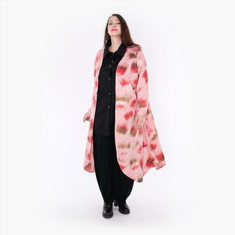 Wintervest in A-lijn model, gemaakt van zachte fleecekwaliteit Pinky