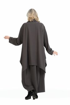 Glamour jasje/blouse grijs