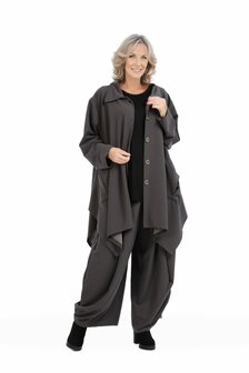 Glamour jasje/blouse grijs