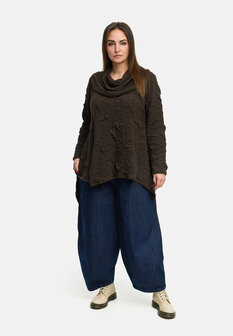 Kekoo tuniek bruin asymmetrische-zoom