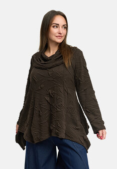 Kekoo tuniek bruin asymmetrische-zoom
